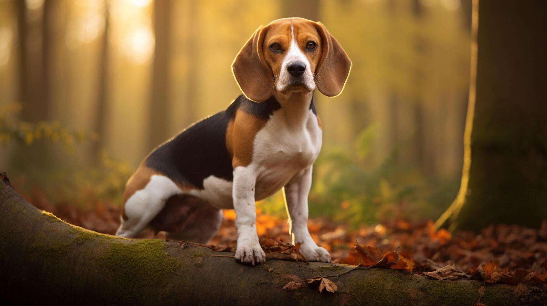 AI generated beagle high quality image photo