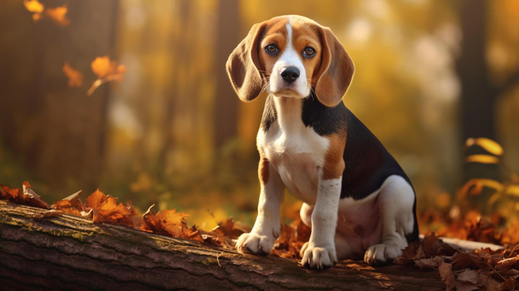 AI generated beagle high quality image photo