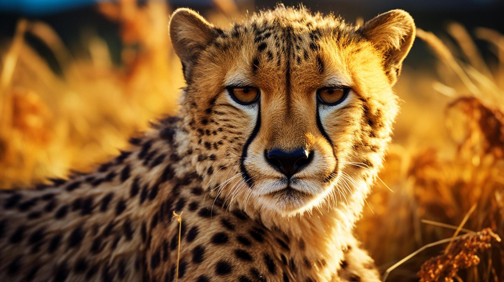 AI generated cheetah high quality image photo