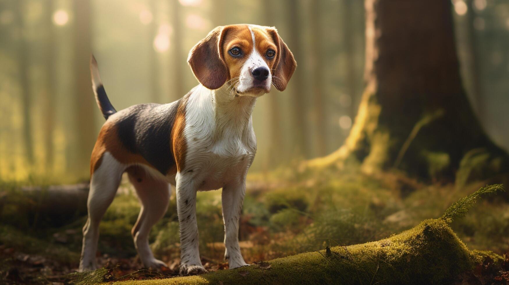 AI generated beagle high quality image photo