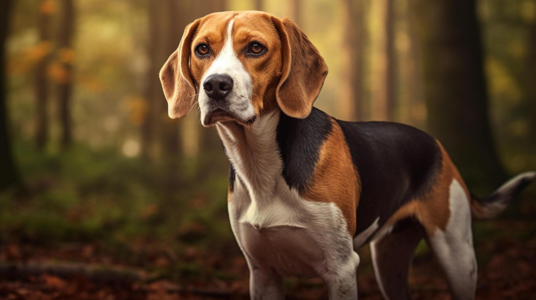 AI generated beagle high quality image photo