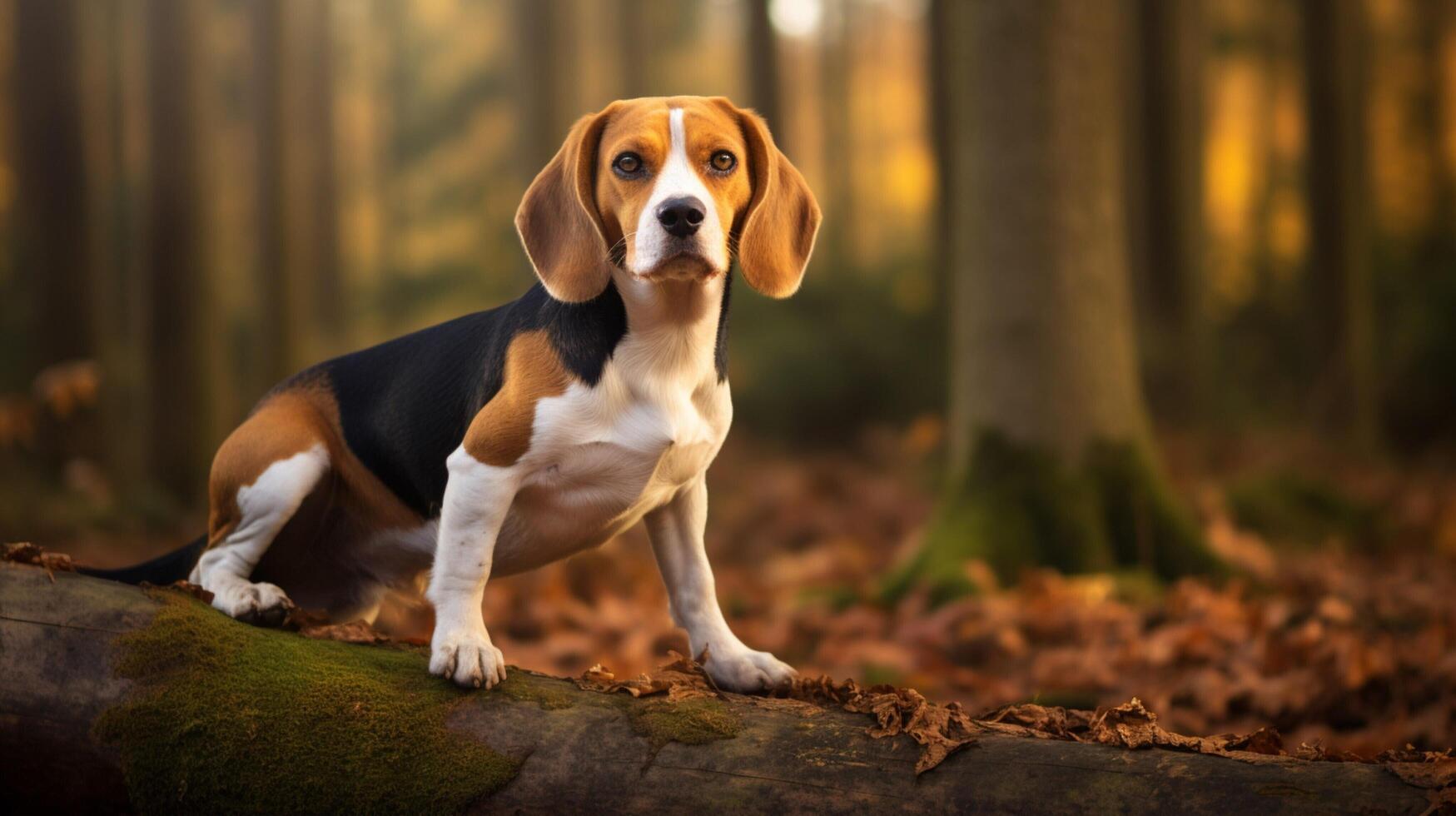 AI generated beagle high quality image photo