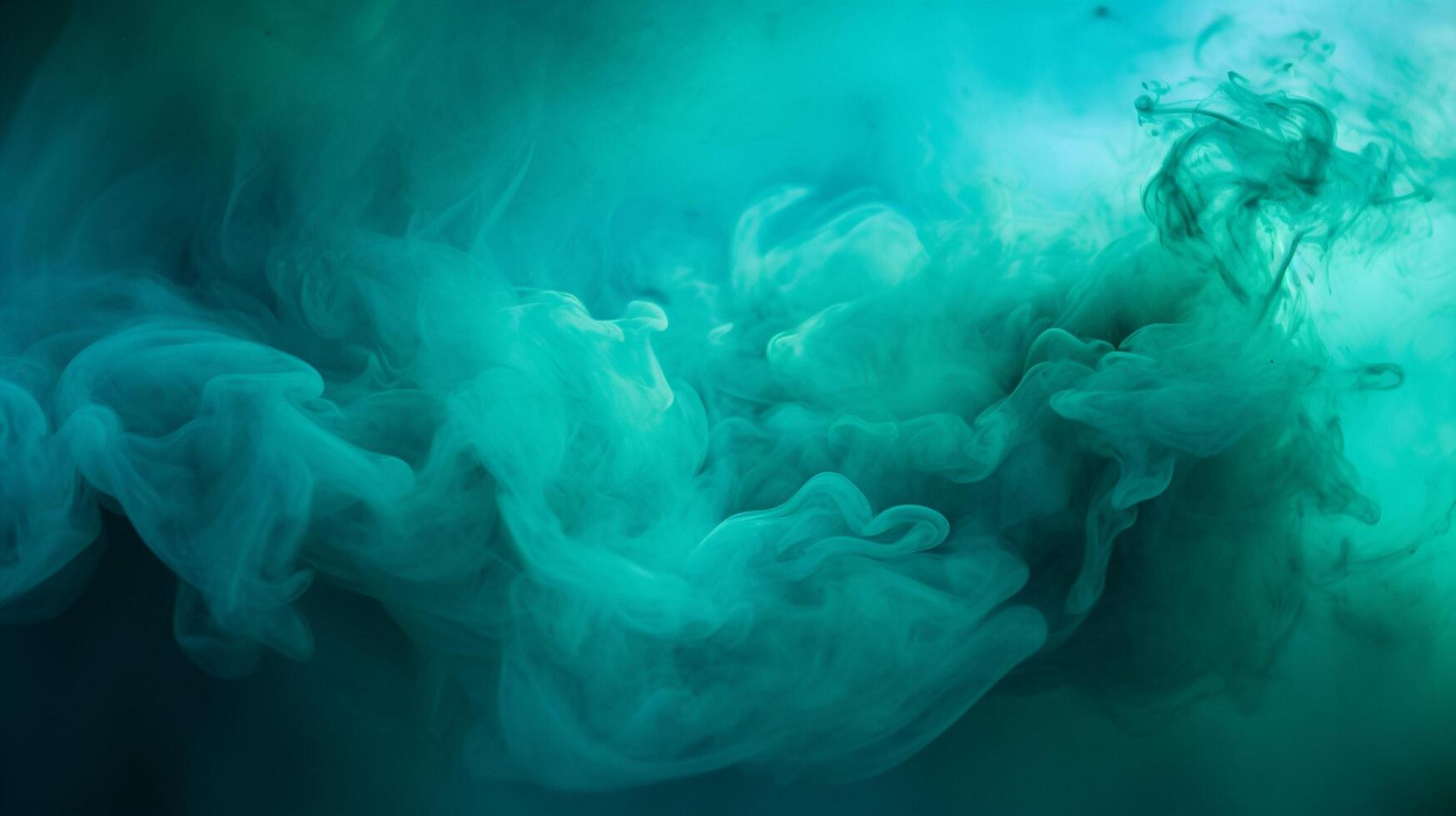 AI generated Teal color splash background photo