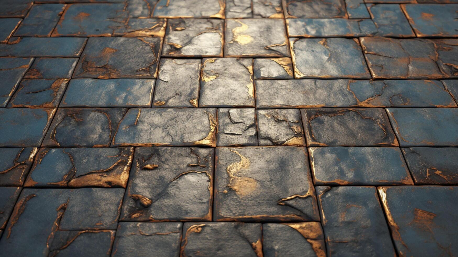 AI generated Tile Textures background photo