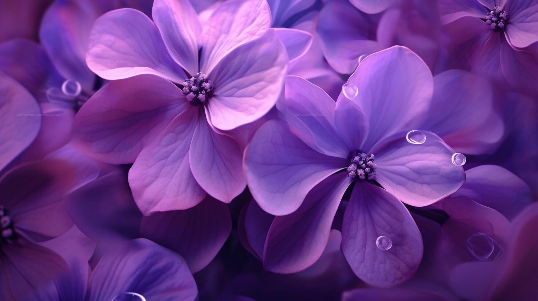 AI generated Violet soft background photo