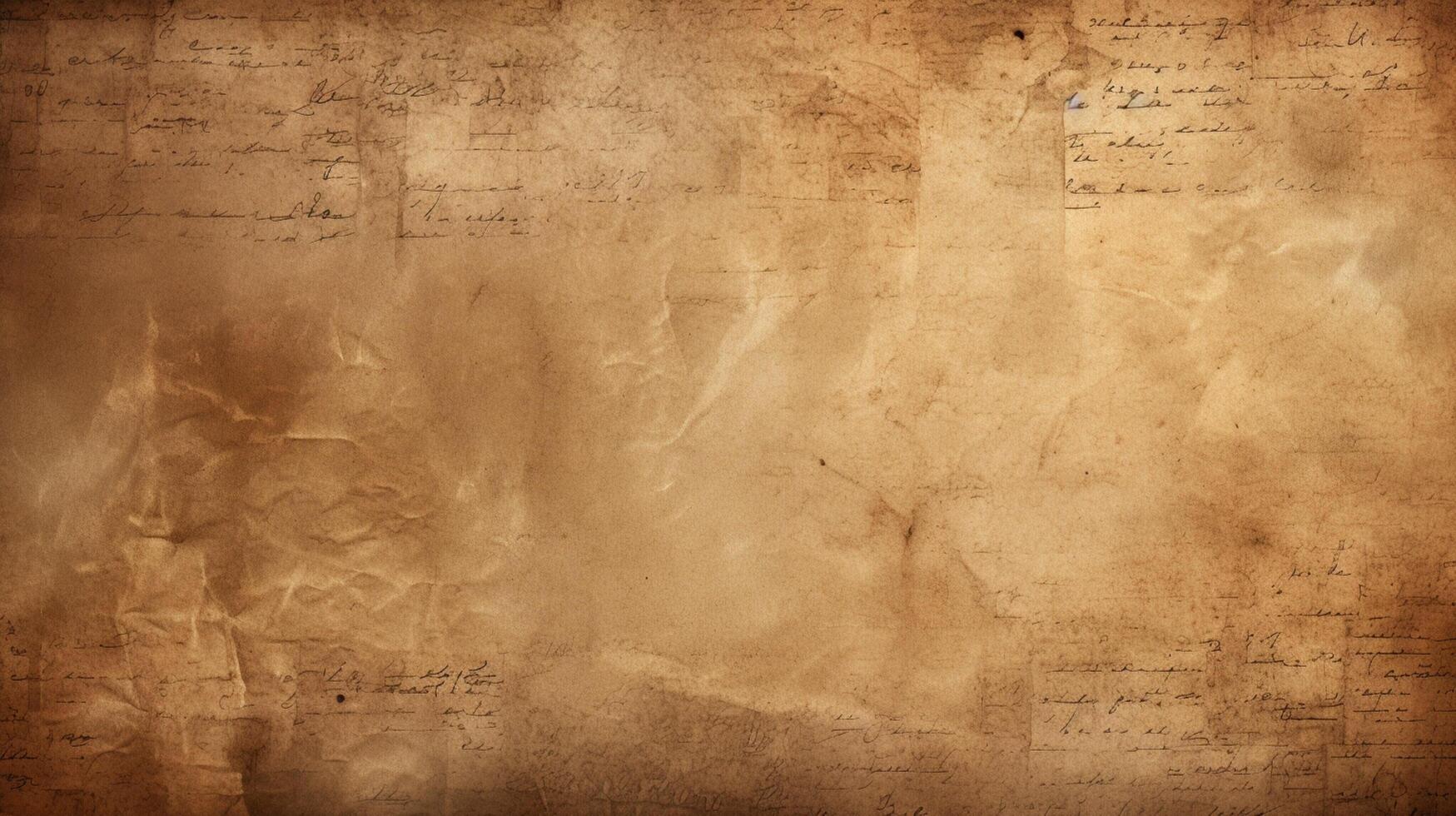 AI generated Vintage Paper Textures background photo