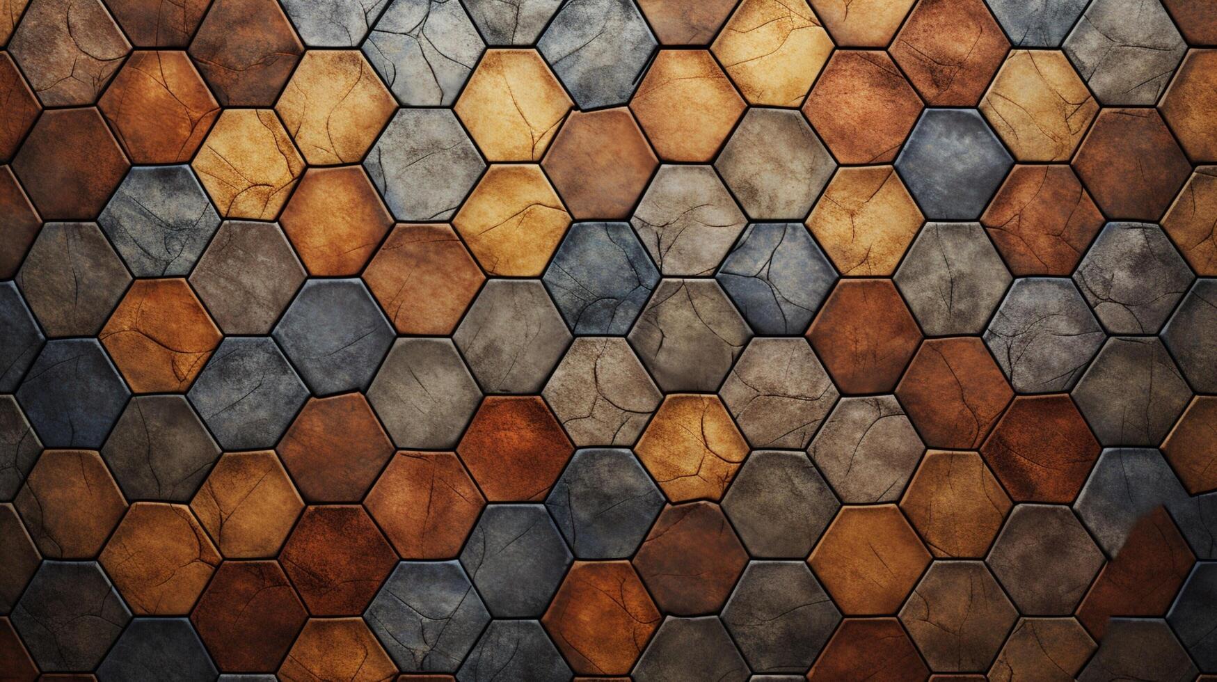 AI generated Tile Textures background photo