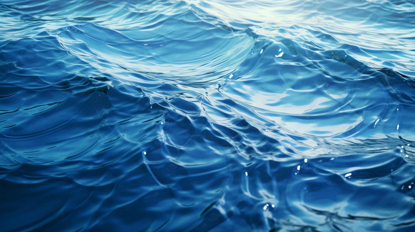 AI generated Water Ripples and Waves background photo