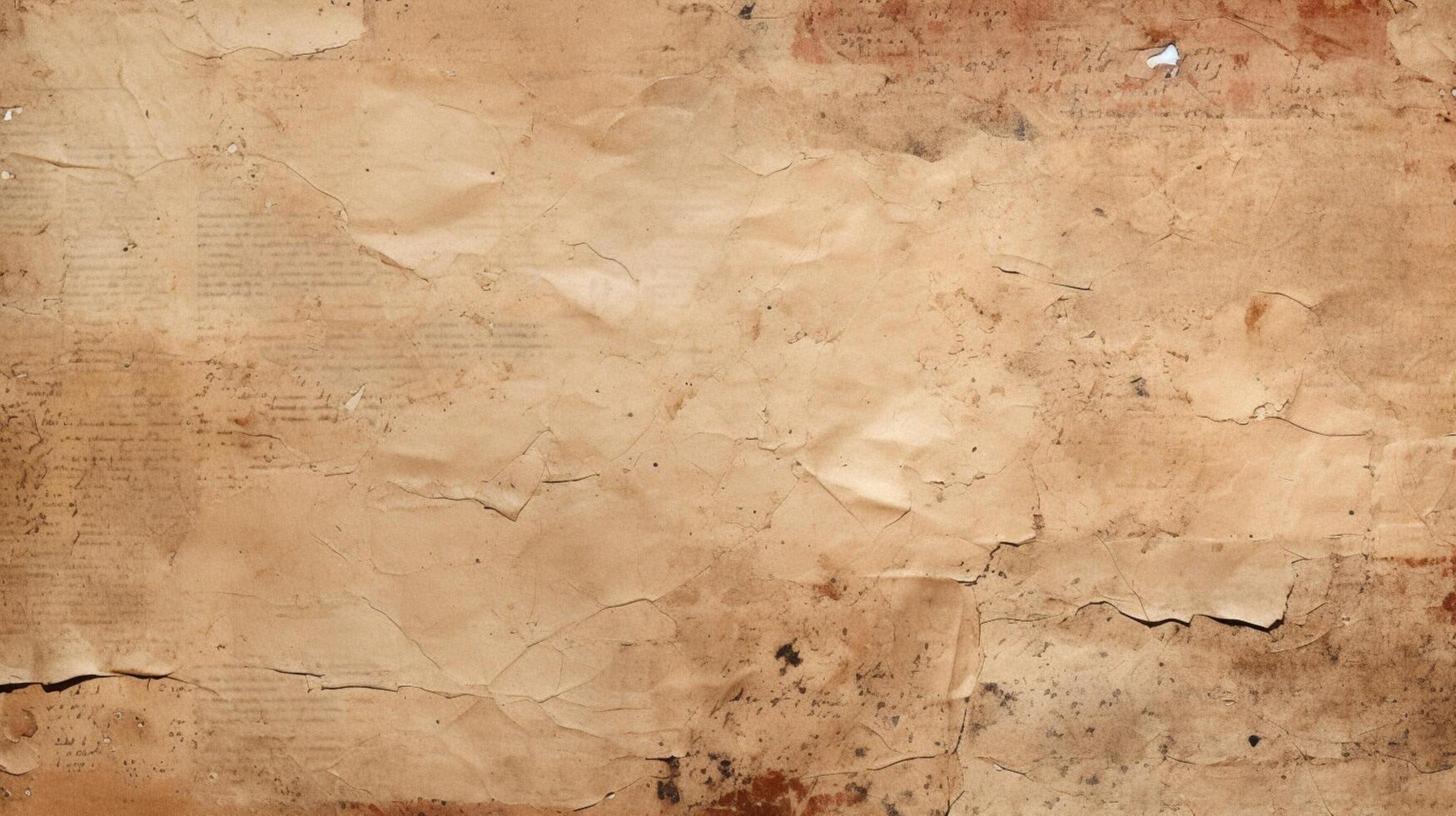 AI generated Vintage Paper Textures background photo