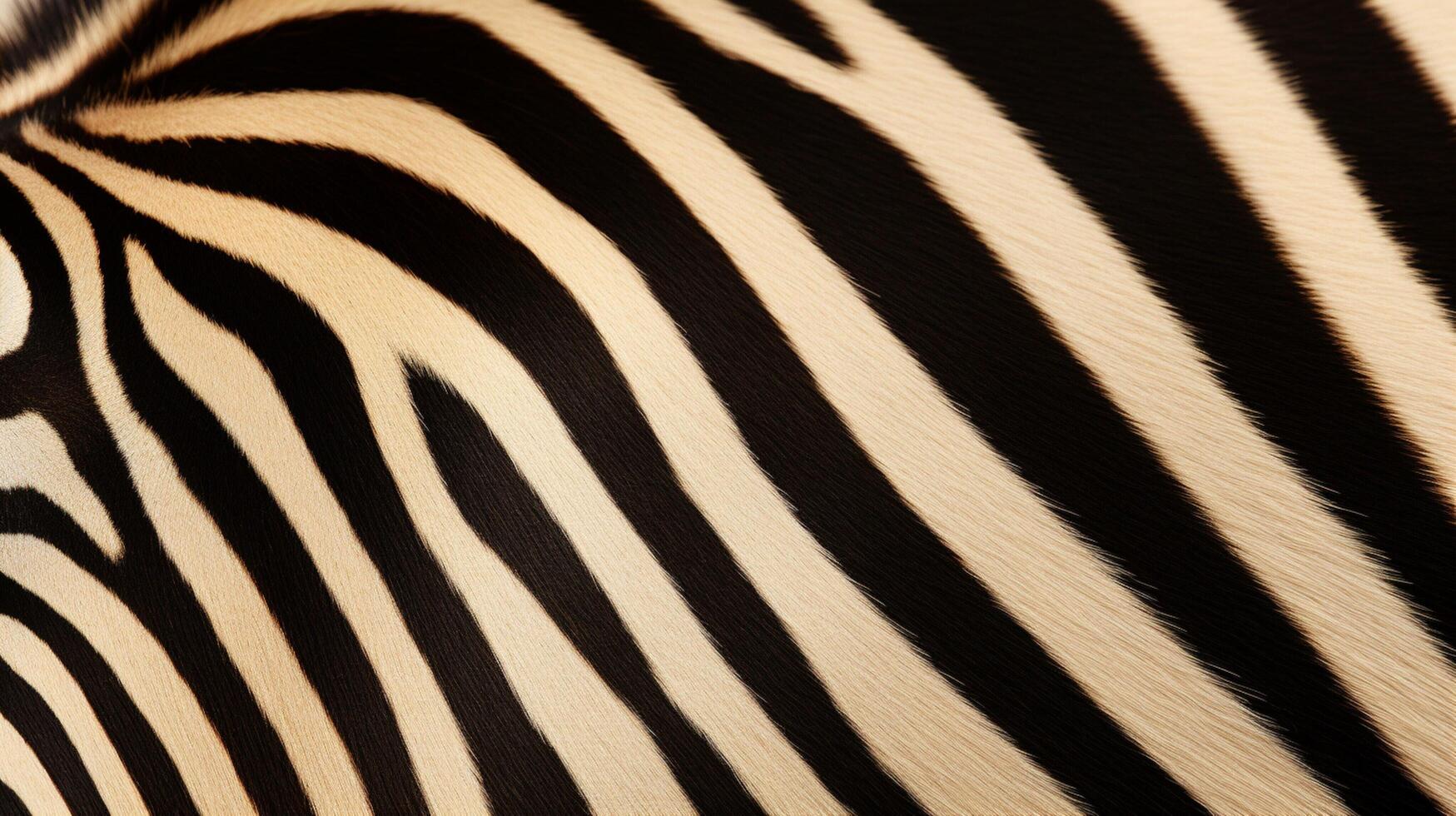 AI generated Zebra Stripes background photo