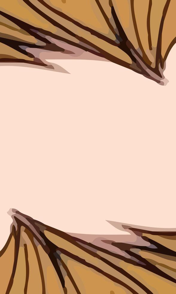 Aesthetic brown abstract background with copy space area. Suitable for poster and banner vector