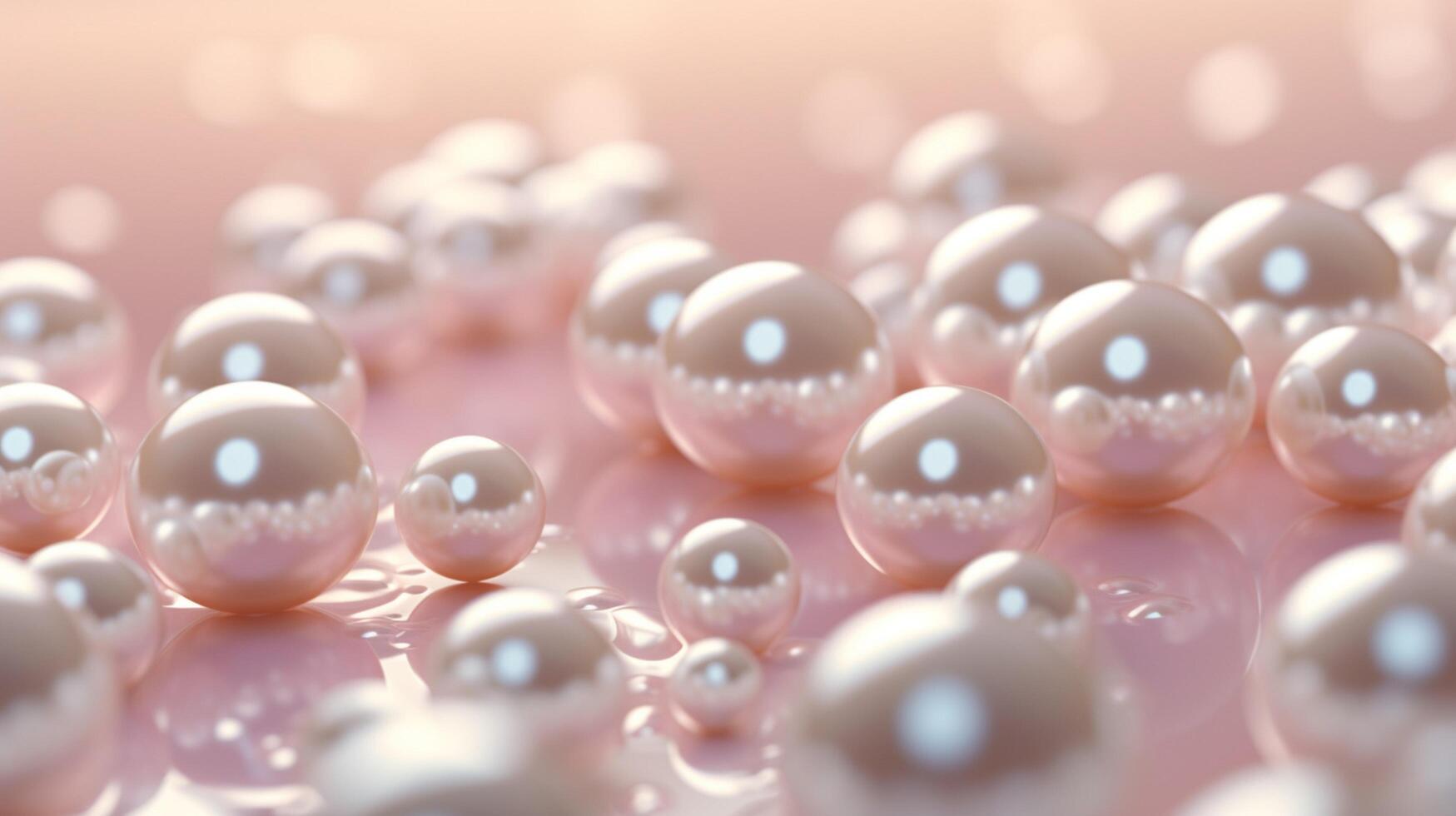AI generated Pearl soft background photo