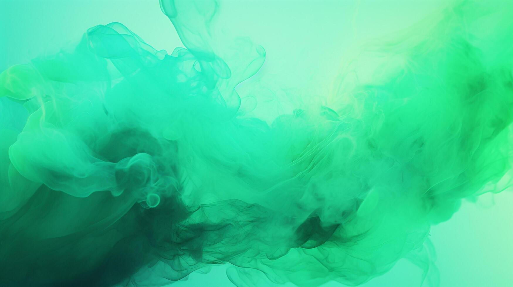 AI generated Mint color splash background photo