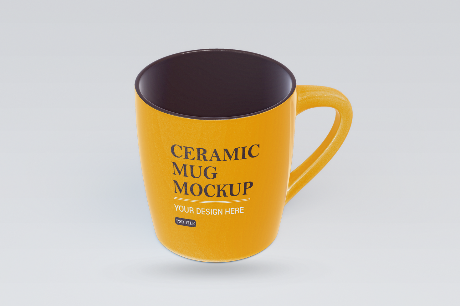 Ceramic mug mockup psd