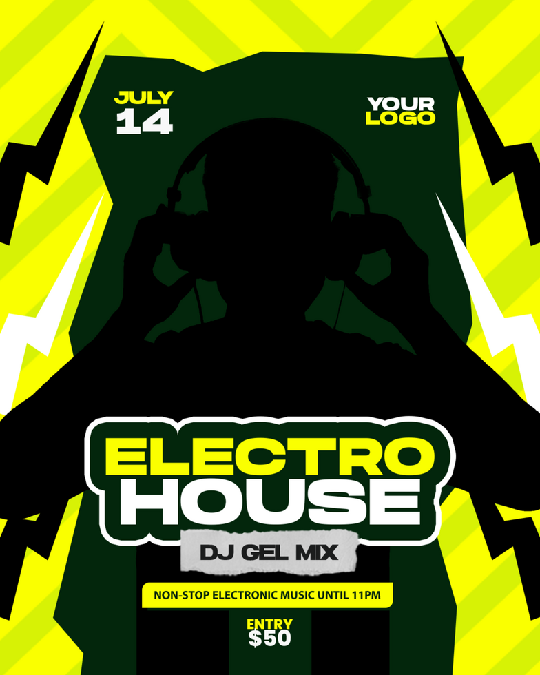Flyer for Evening Event psd