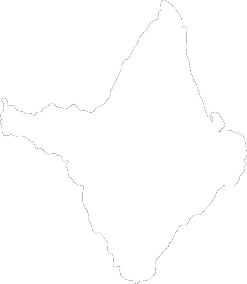 Amapa Brazil outline map vector