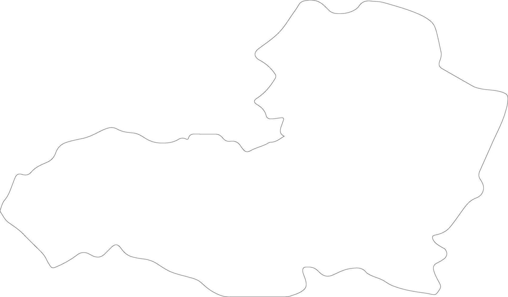 Aragatsotn Armenia outline map vector