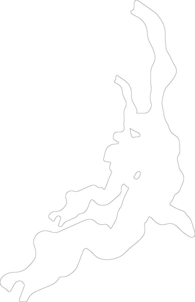 Aswan Egypt outline map vector