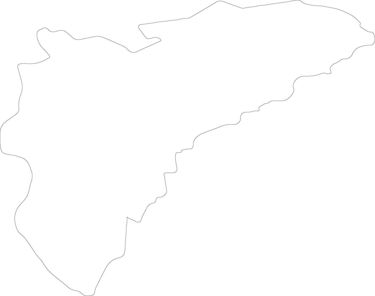 Alicante Spain outline map vector