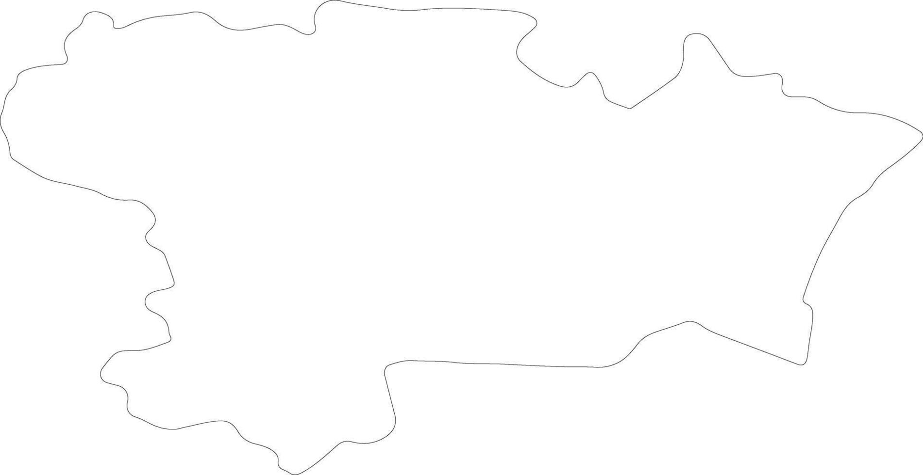 Aude France outline map vector