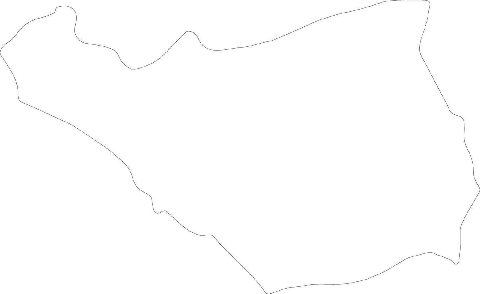 Ararat Armenia outline map vector