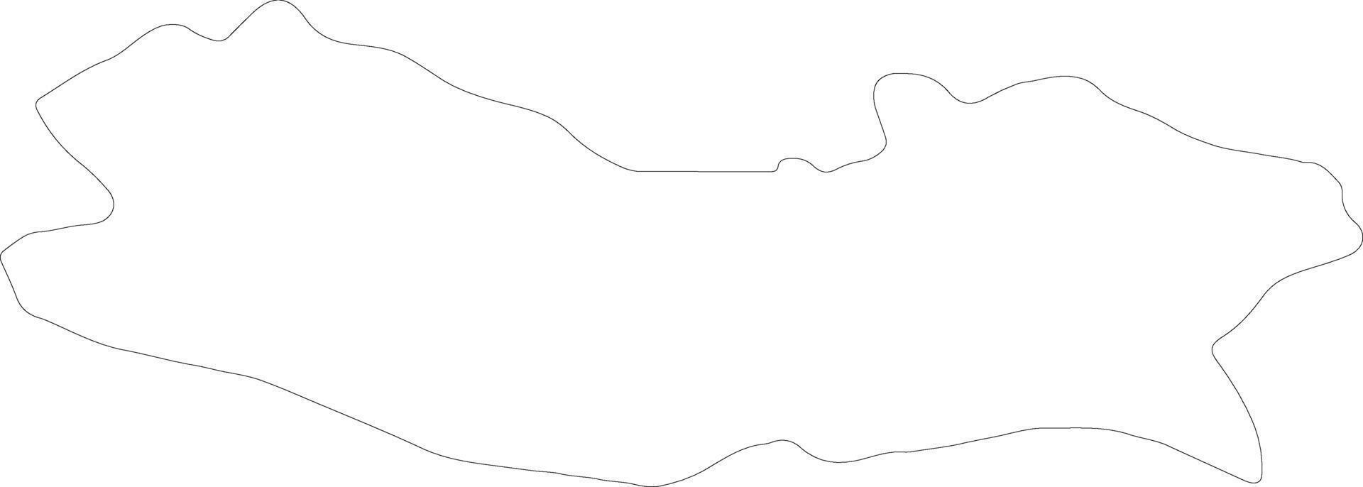 Armavir Armenia outline map vector