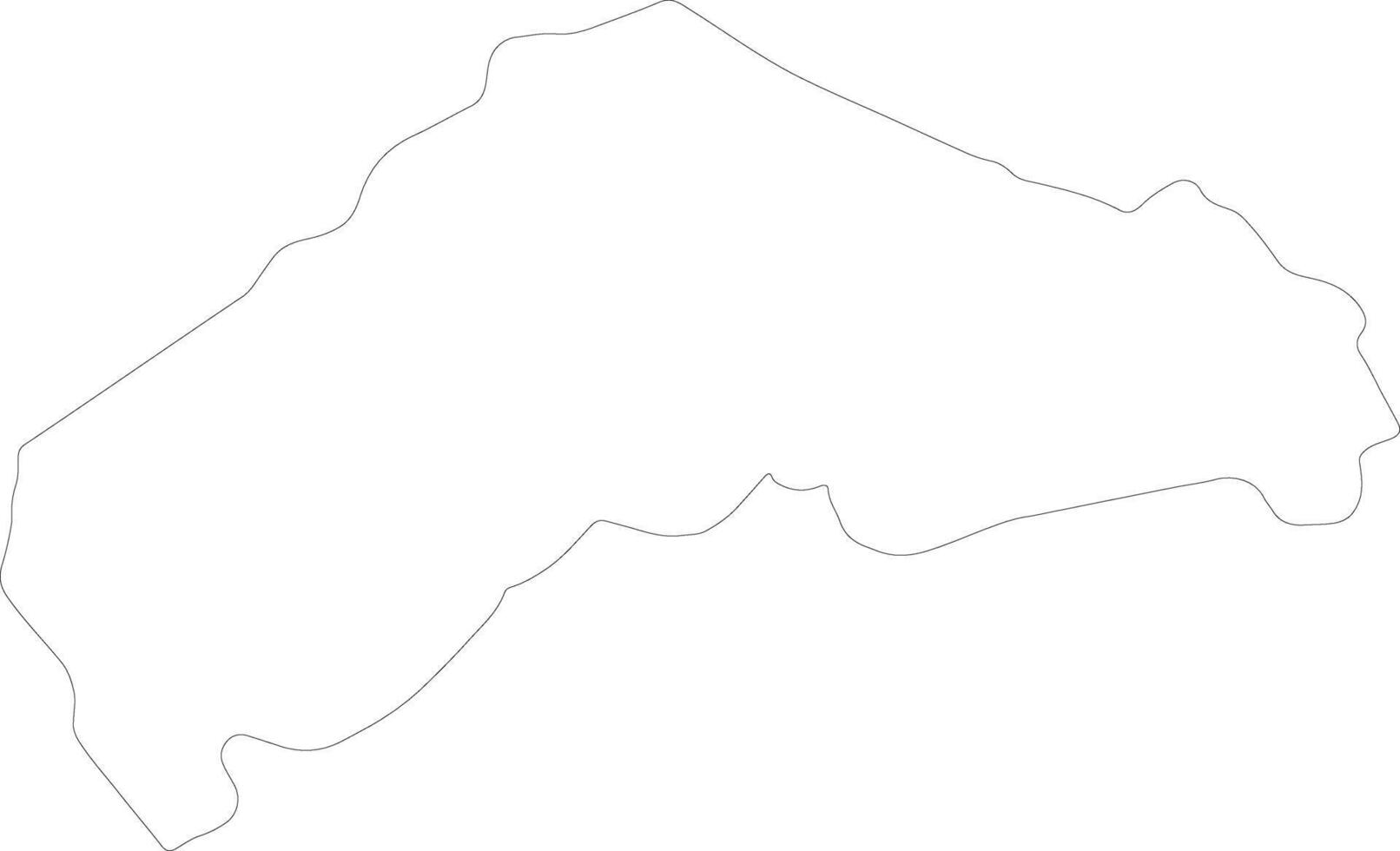 Ancona Italy outline map vector