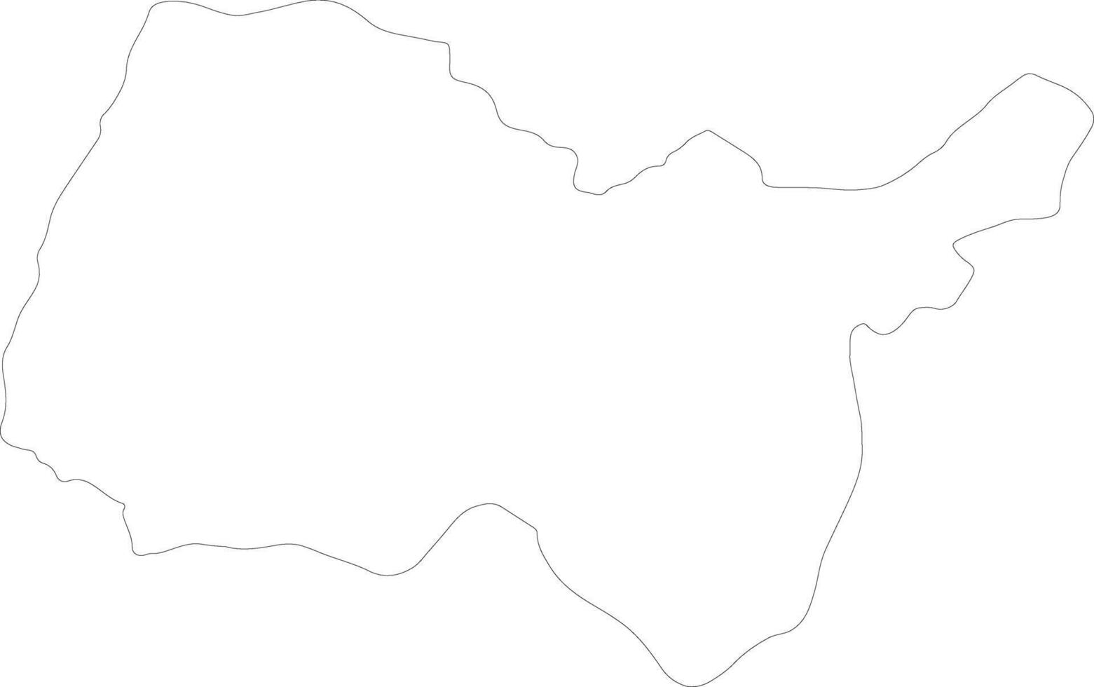 ain Francia contorno mapa vector