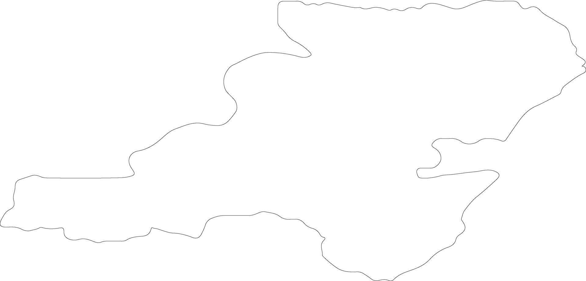 Aberdeenshire United Kingdom outline map vector