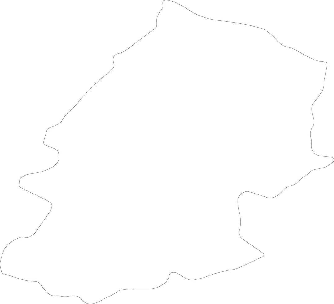 Campobasso Italy outline map vector