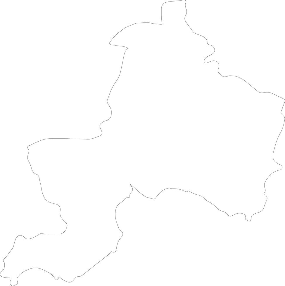 Cagliari Italy outline map vector