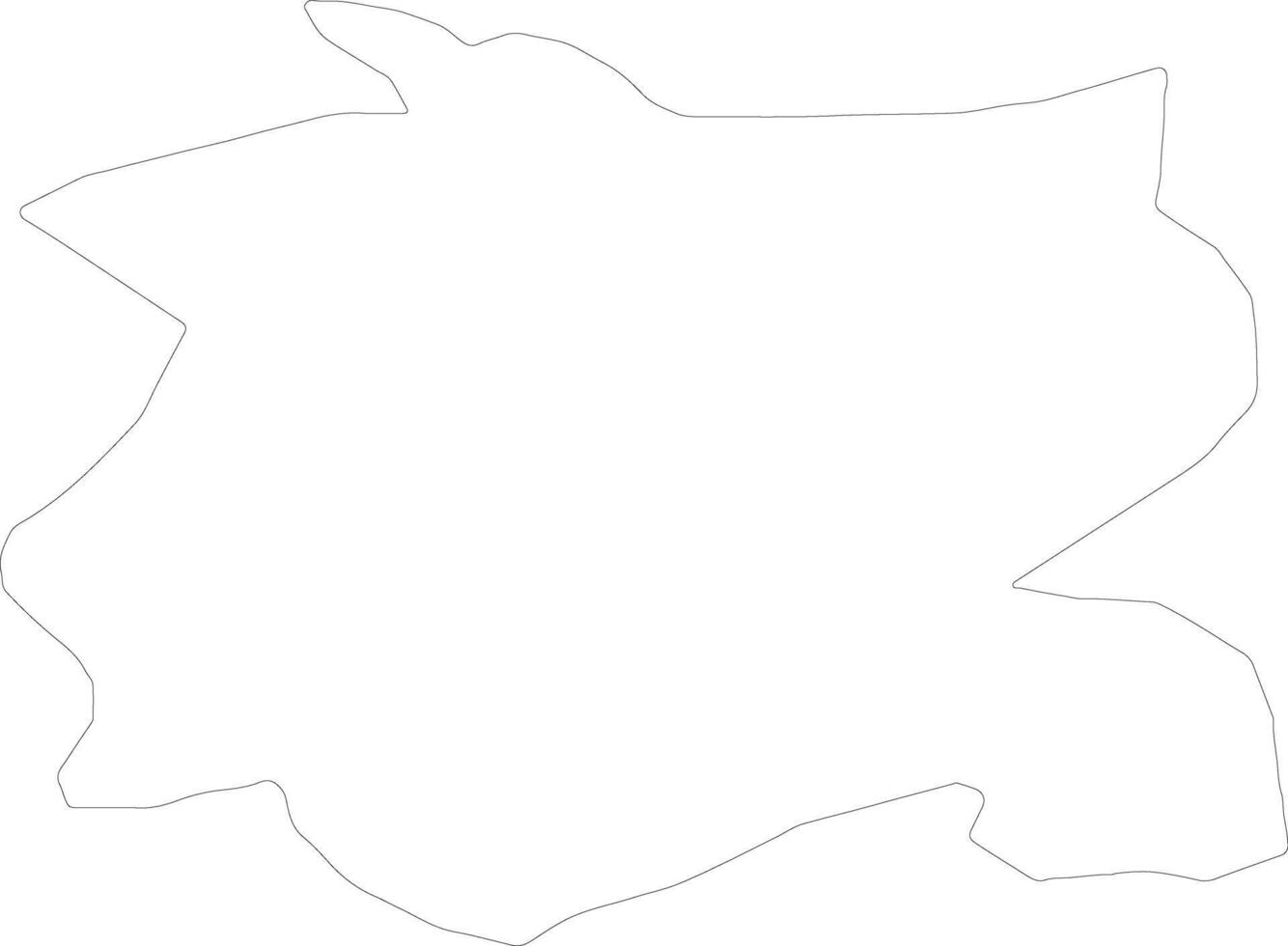 Conwy United Kingdom outline map vector