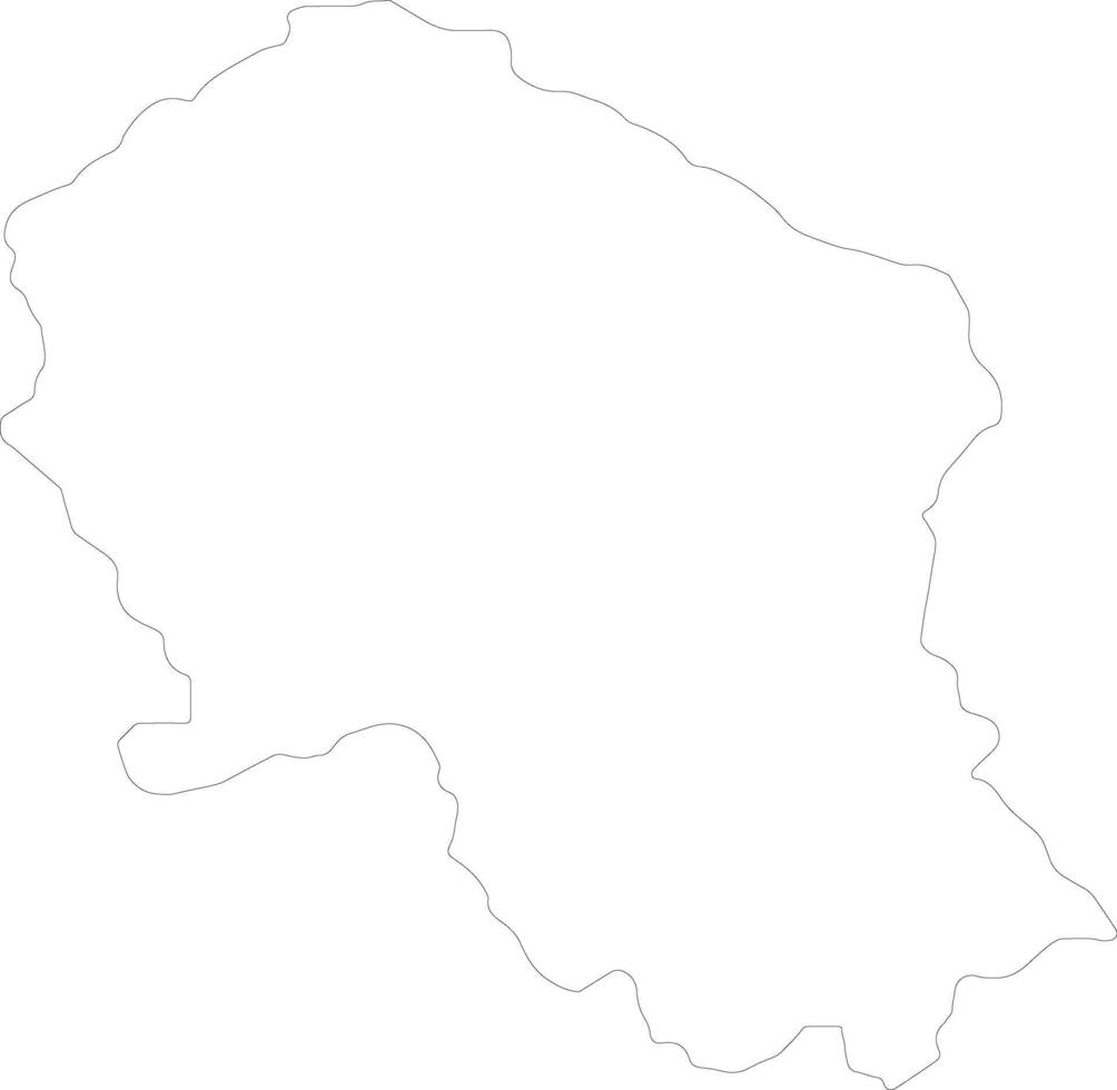 Cordoba Spain outline map vector