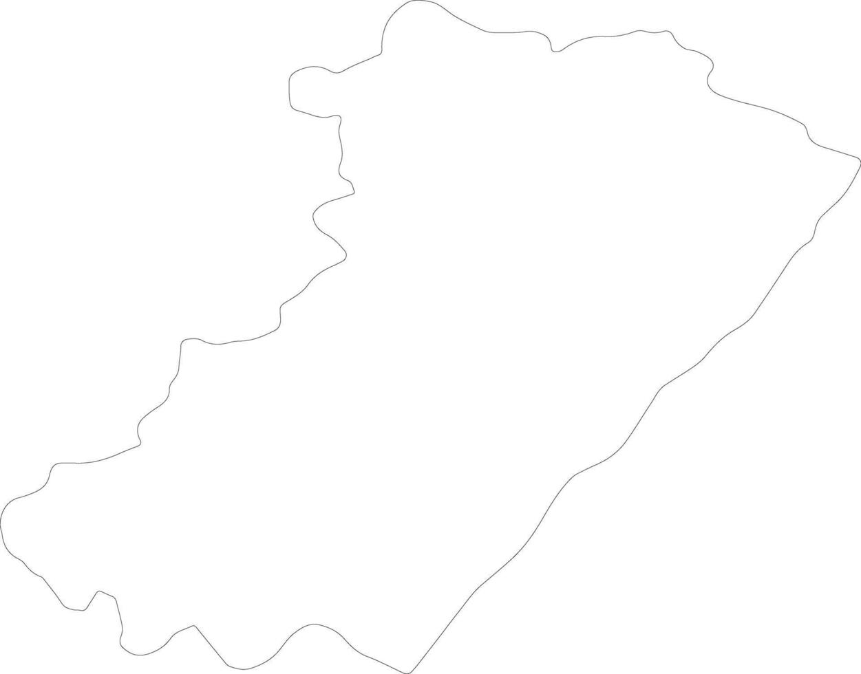 Castellon Spain outline map vector