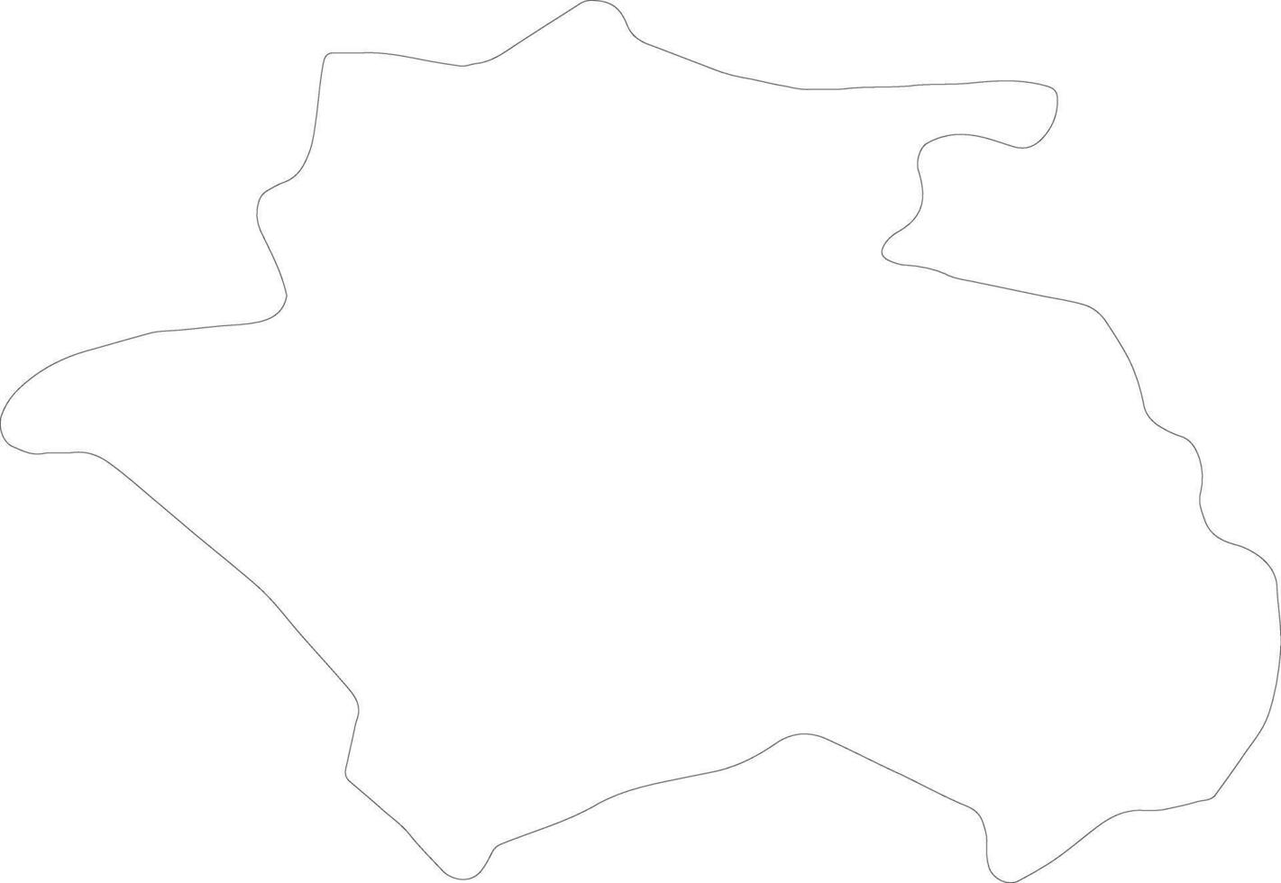 Constantine Algeria outline map vector