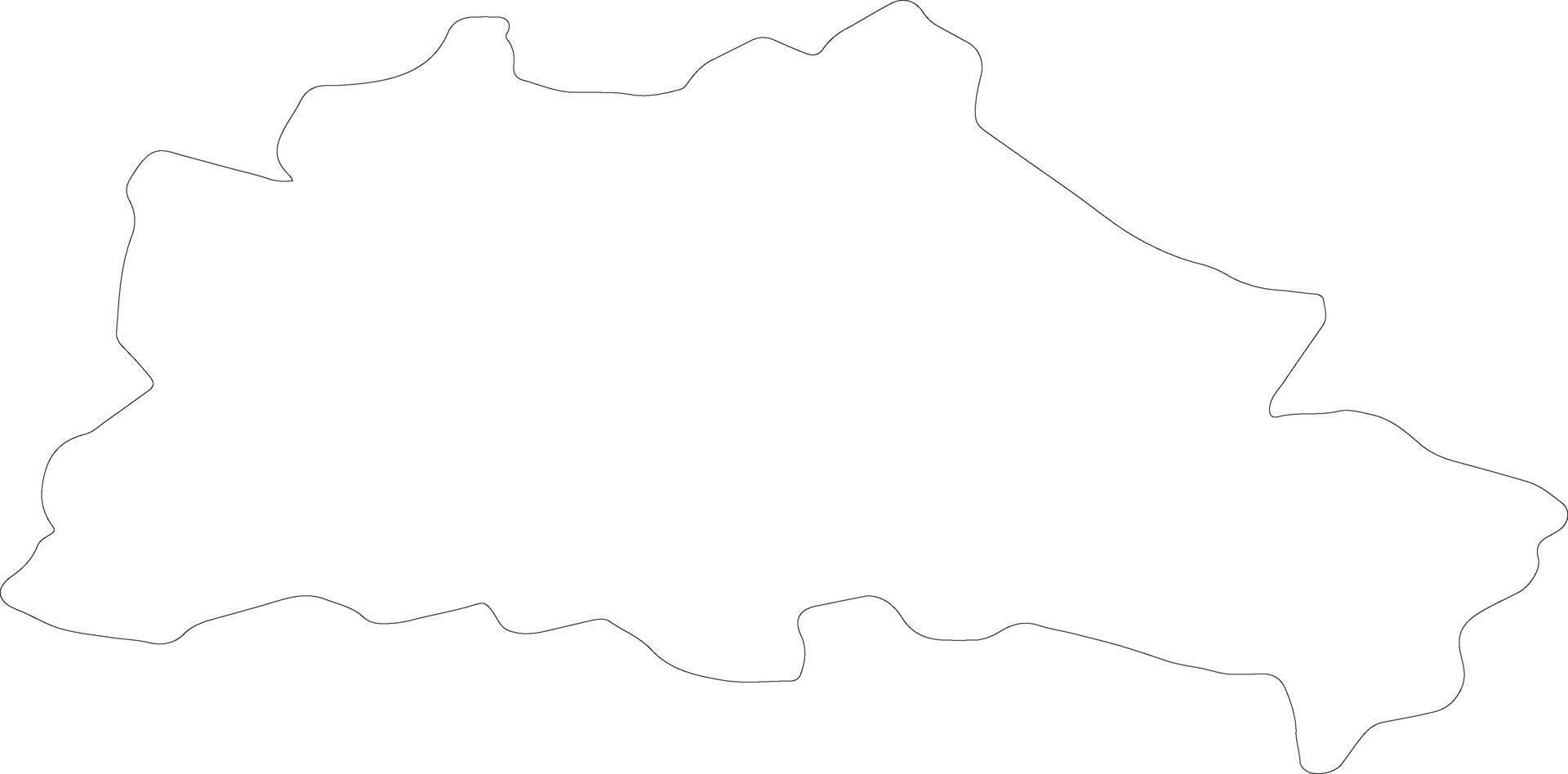 Berlin Germany outline map vector