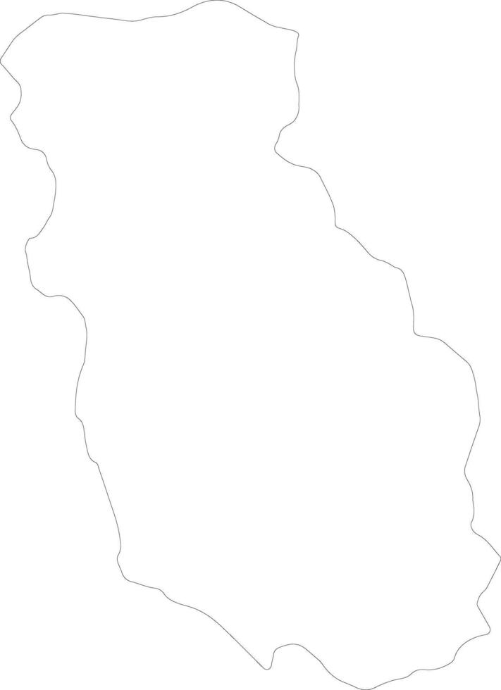 Bumthang Bhutan outline map vector