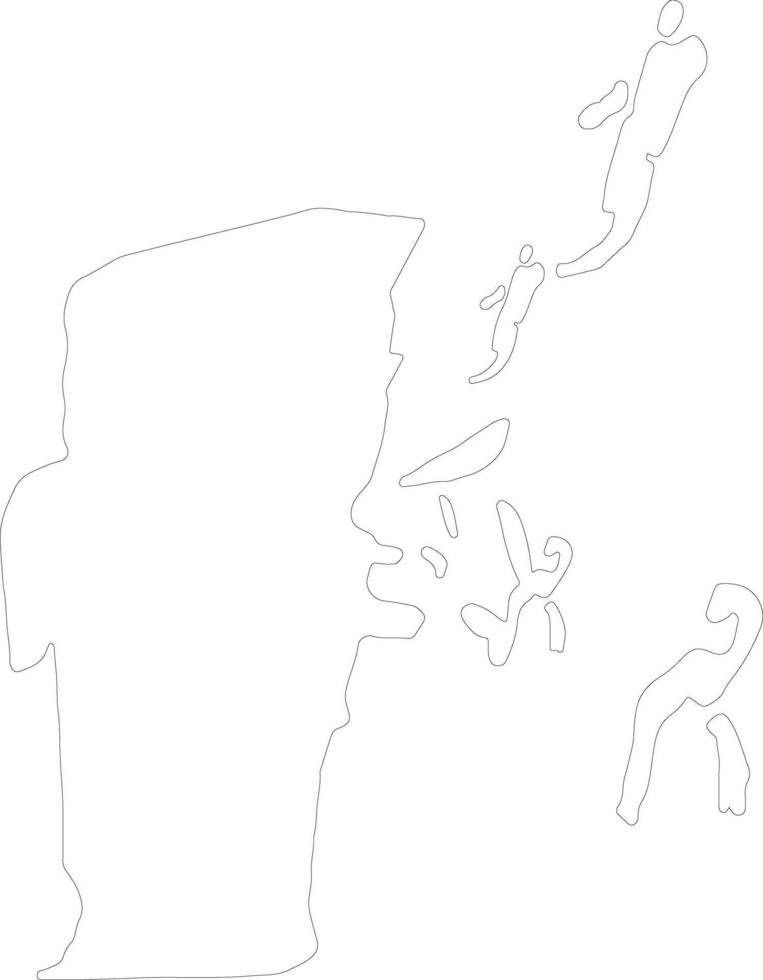 Belize Belize outline map vector