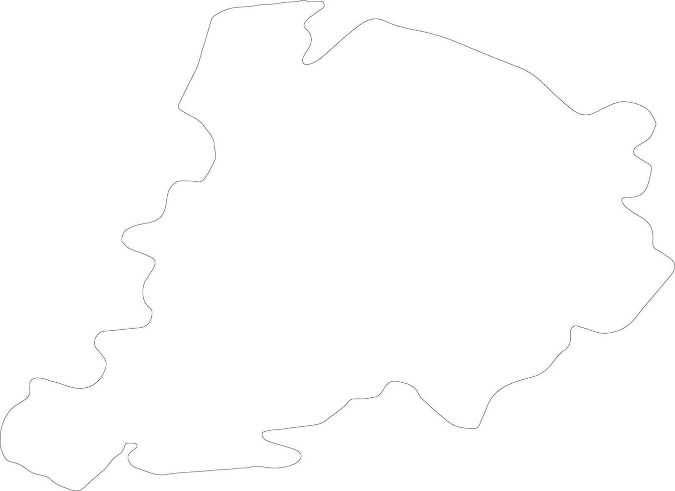 Bologna Italy outline map vector
