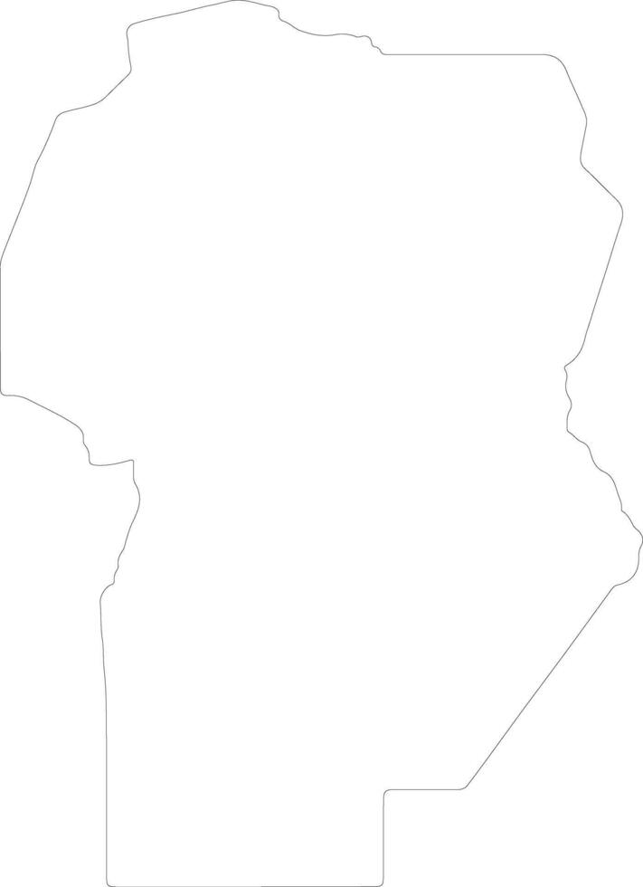 Cordoba Argentina outline map vector