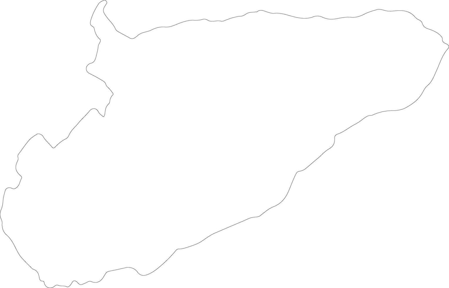 Casanare Colombia outline map vector