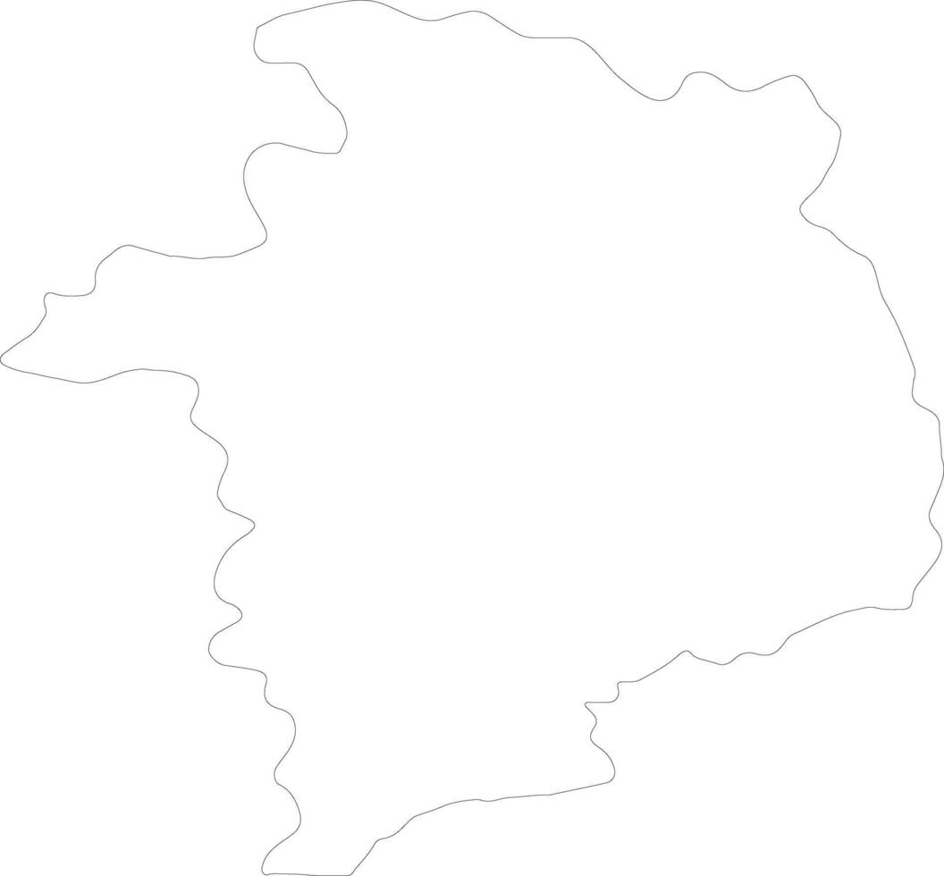 Cher France outline map vector