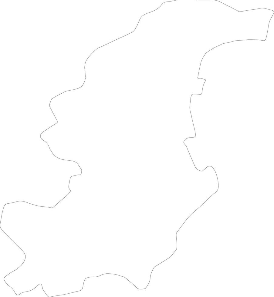 Como Italy outline map vector