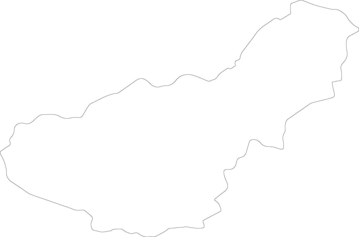 Granada Spain outline map vector