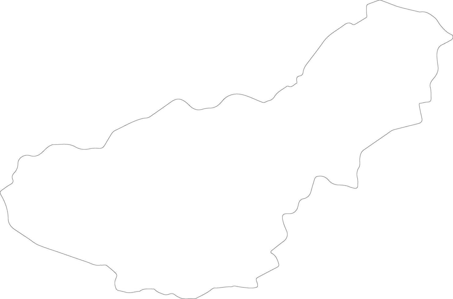 Granada Spain outline map vector