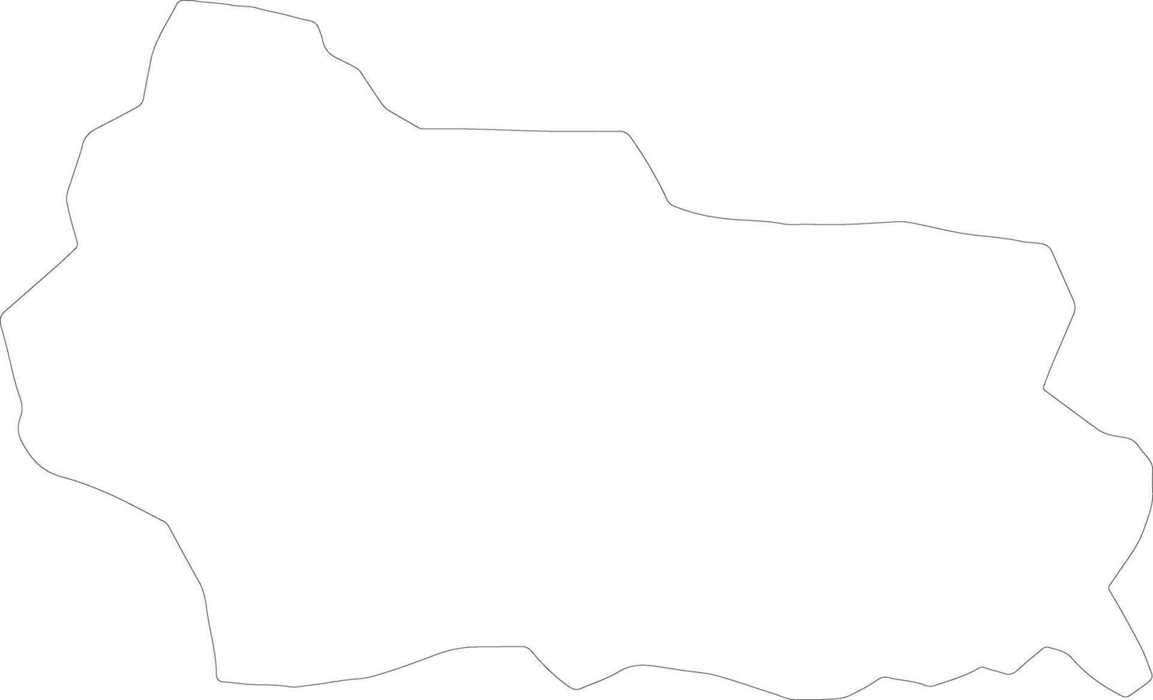 Gabrovo Bulgaria outline map vector