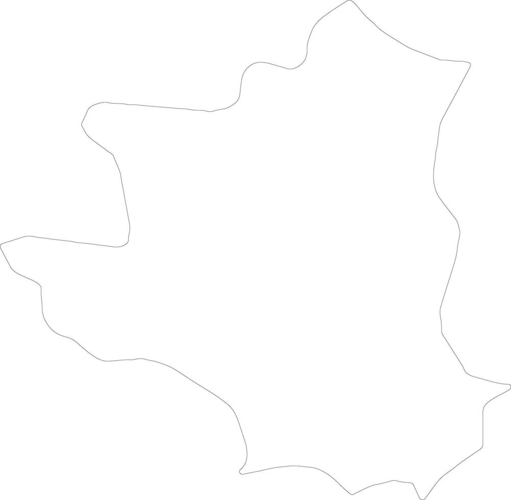 Crotene Italy outline map vector