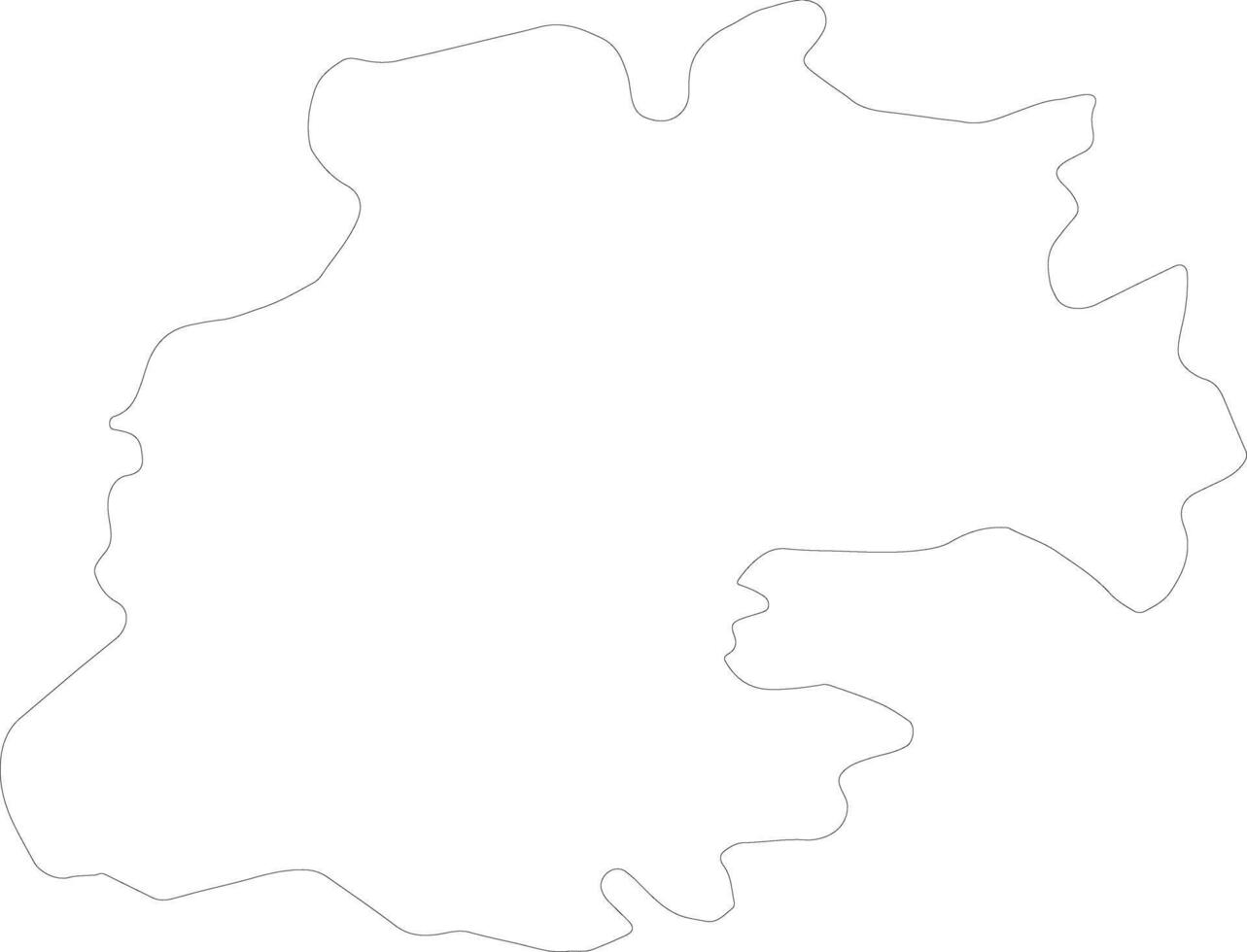 Enna Italy outline map vector