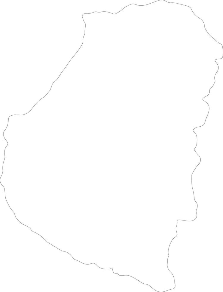 Entre Rios Argentina outline map vector