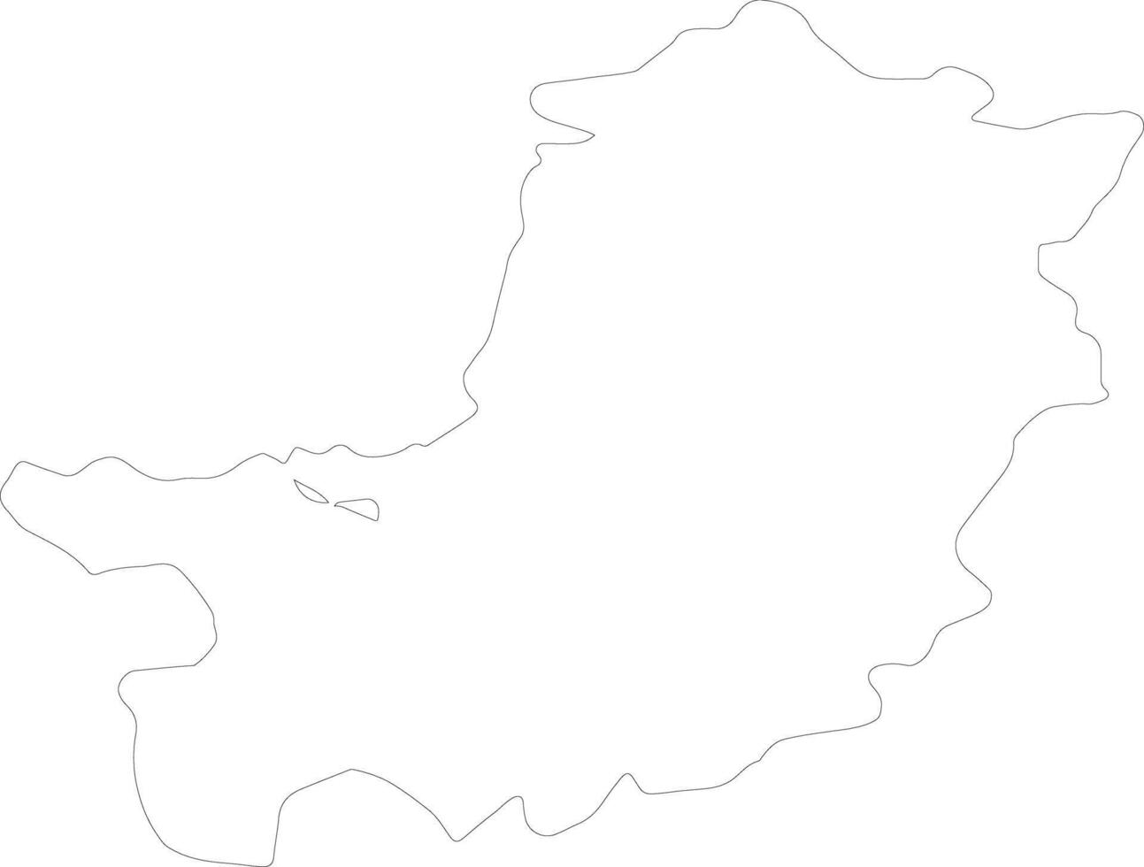 Firenze Italy outline map vector